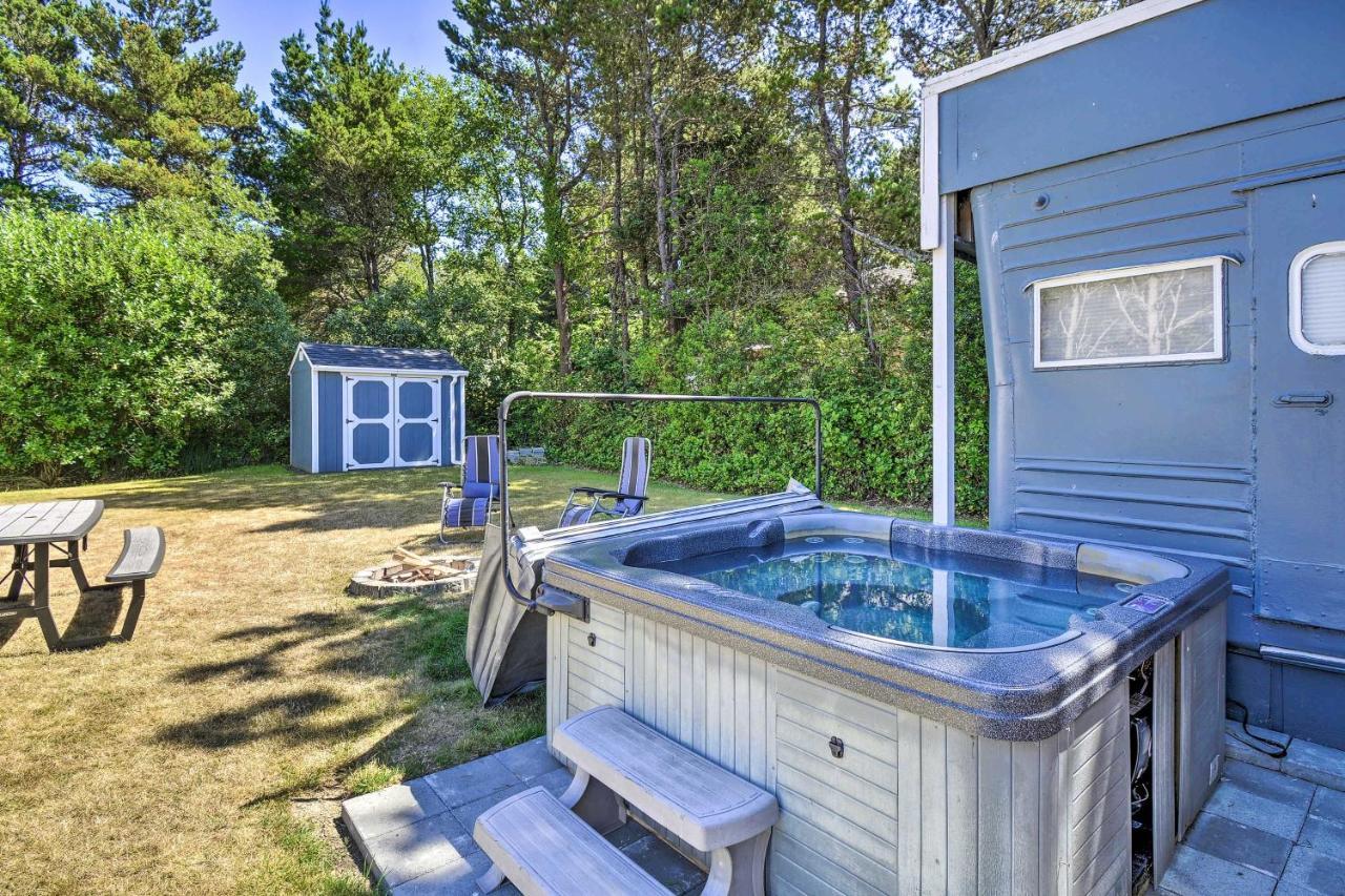 Coastal Pnw Gem With Hot Tub - Walk To Beach! Grayland المظهر الخارجي الصورة